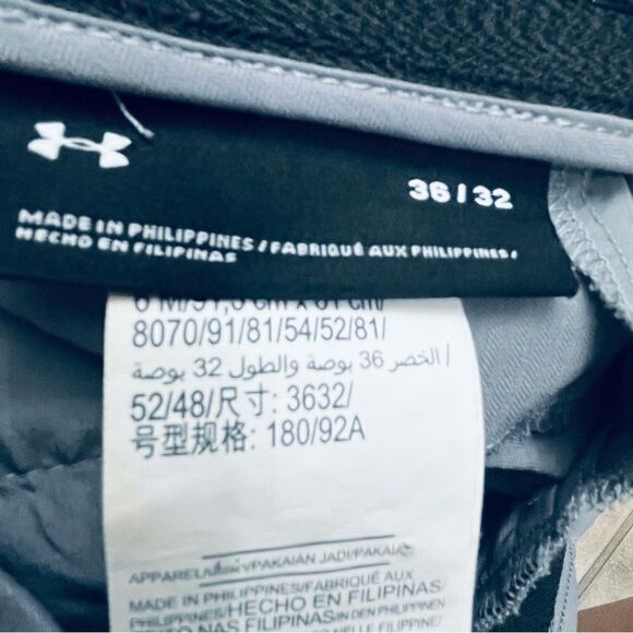 Under Armour Pants  Performance Golf Gray Flat Front - Picture 10 of 11